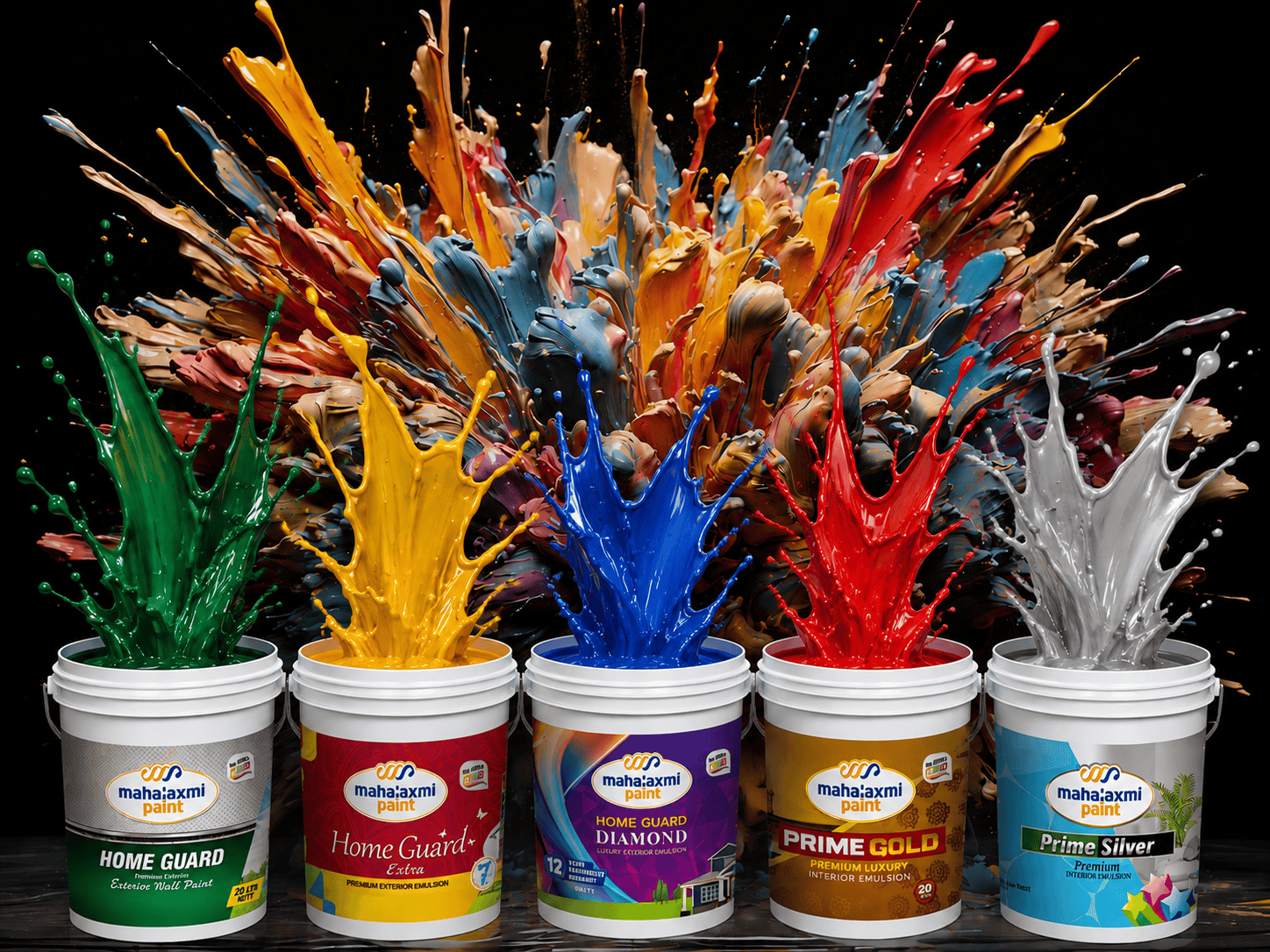Paint color collection by Mahalaxmi Paints Nepal